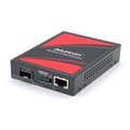 Antaira 10/100/1000TX To 1000SX/LX Media Converter w/SFP Slot FCU-2805SFP